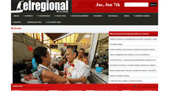 Desktop Screenshot of elregionaldelacosta.com.mx