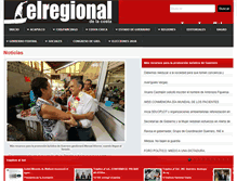 Tablet Screenshot of elregionaldelacosta.com.mx